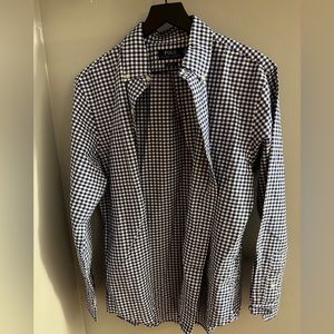 Plaid Polo Collared/Button Up Shirt (M)